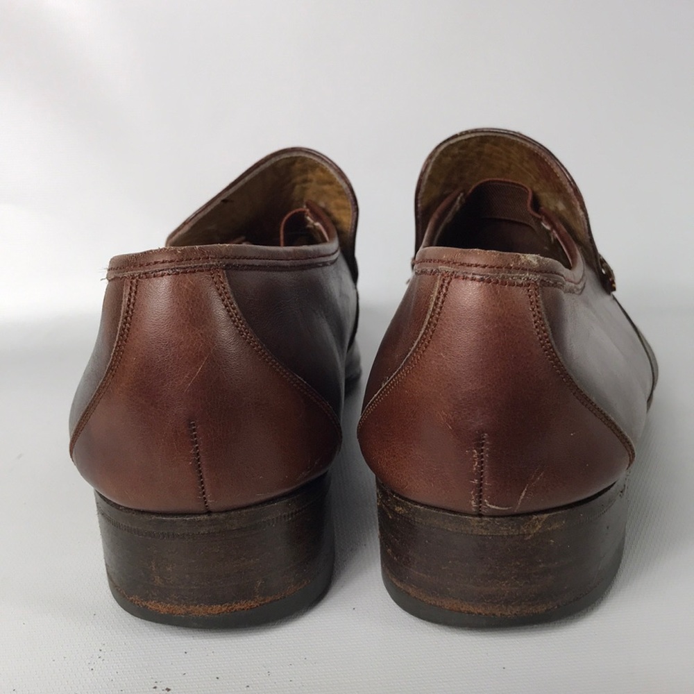 Bally men shoes size 10.5 brown leather - Picture 4 of 8